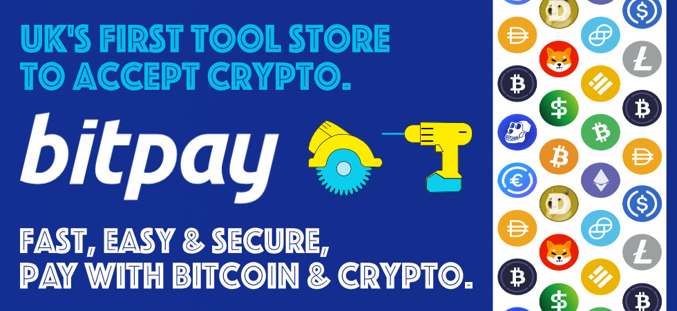 UK's first tool store to accept crypto. Fast, Easy & Secure, Pay with Bitcoin & Crypto.