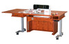 Horn of America Model 9100 New Heights Adjustable Table - Sunset Maple