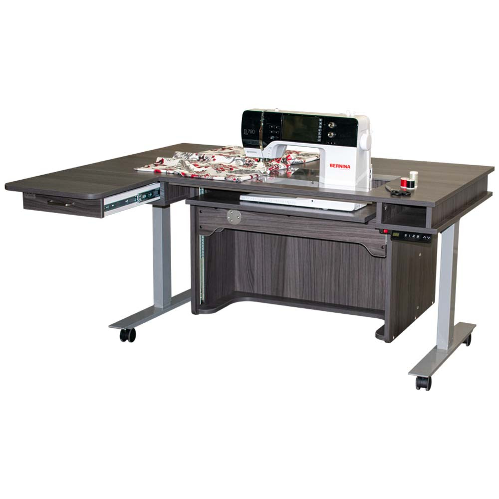 Horn of America Model 9000 New Heights Adjustable Table-Gray