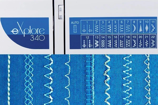 Elna eXplore 340 Mechanical Sewing Machine