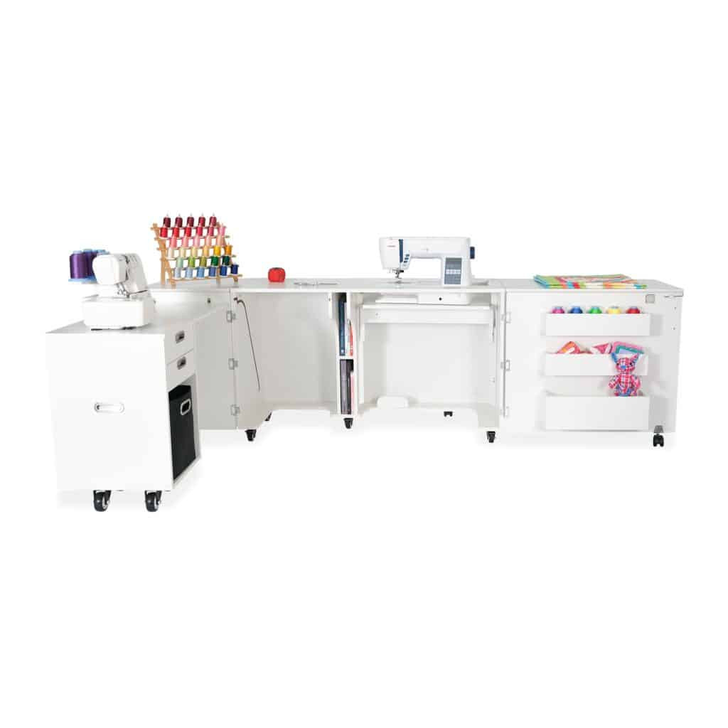 Kangaroo Aussie Sewing Cabinet K8611 -Ash White