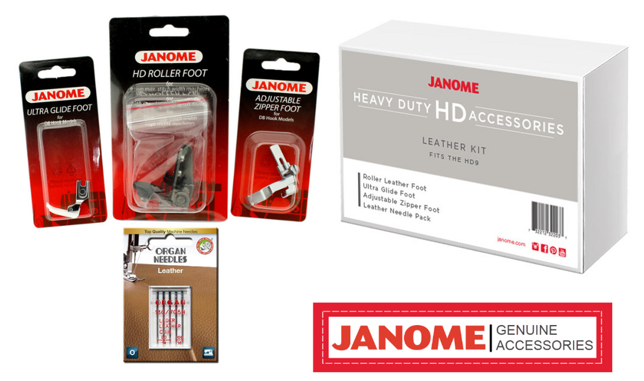 Janome Leather Heavy Duty High Shank Accessory Kit