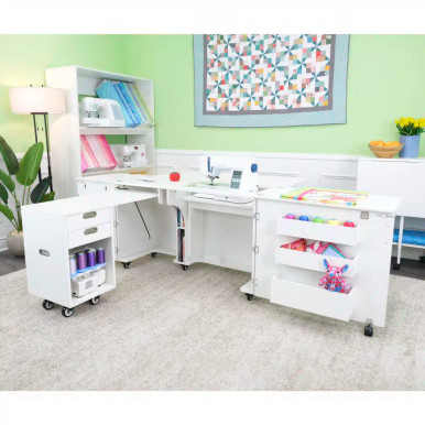 Kangaroo Aussie Sewing Cabinet K8611 -Ash White