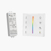 Battery Powered RGB+CCT Wall Plate White + 5-in-1 Receiver Bundle - 4 Zone - PSCONN-BPRGBCCTWHT-5IN1RCVR__41463.jpg