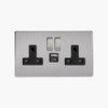 Varilight | 2-Gang | 13A | Switched Socket with USB-A x1 & USB-C x1 - XDS5UACBS.jpg