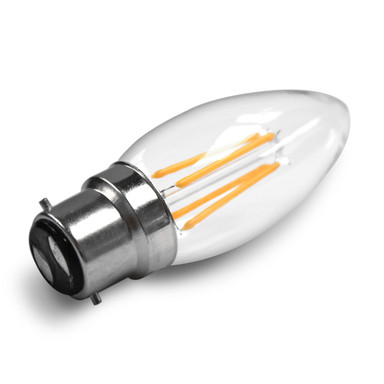 Candle C35 LED Filament Bulb - B22 - 400lm - 2700K Very Warm White - Dimmable - candle-b22-no-box_3__20845__49869.jpg