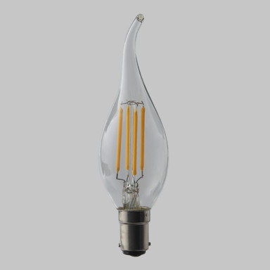 Flame Tip Candle CA35 LED Filament Lamp - B15 - 400lm - 2700K Very Warm White - EasyDim - tl-ca35-4d_b15_off__75836__62080.jpg
