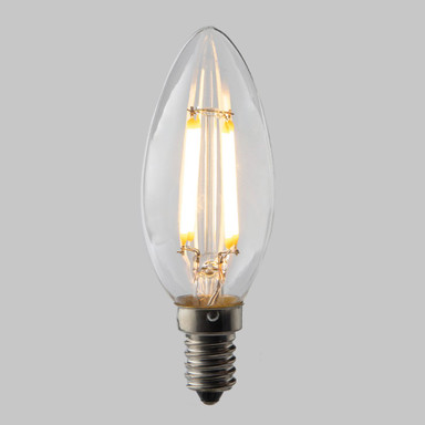 Candle C35 LED Filament Bulb - E14 - 400lm - 2700K Very Warm White - Dimmable - Pack of 5 - TL_C35F_4D_B15_ON_copy_Base_1B__27168.jpg