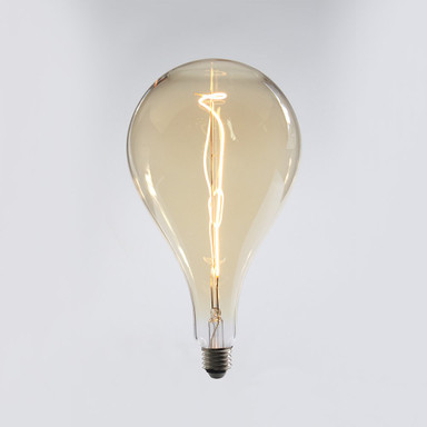 Trafford Decorative LED Filament Vine Bulb - Amber Glass Finish - Dimmable - amber_ps160_3__71694__94456__89963__69774.jpg