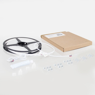 Tagra | IP65 | 12V | Professional | Micro Horizontal Bend LED Neon Flex | 4x10mm | 7.9W p/m | 3000K | 5 Metre Kit - Non_syndeo_wire_kit_shot__92953__64918__87364.jpg