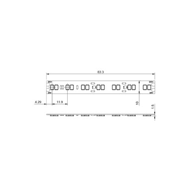24V Professional Toning Series Dim to Warm LED Strip Light, 1900K to 3000K, CRI >90, 168 LEDs p/m, 14.4w p/m, 5 Metre Reel - TP24-193K-168__90271.jpg