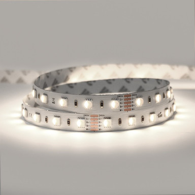24V Professional Toning Series LED Strip Light, RGB+4000K, CRI >90, 60 LEDs p/m, 19.2w p/m, 5 Metre Reel - TP24-RGBW-60-5M-WHITE-ON-4K__84902__12755__87259.jpg