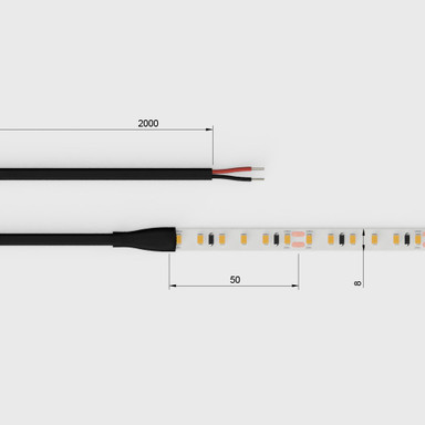 Cut to Size | IP20 | 24V | Essential | LED Strip Light | 120 LEDs p/m | 9.6W p/m | Single Colour - CTO-ES24-120_DIMS.jpg