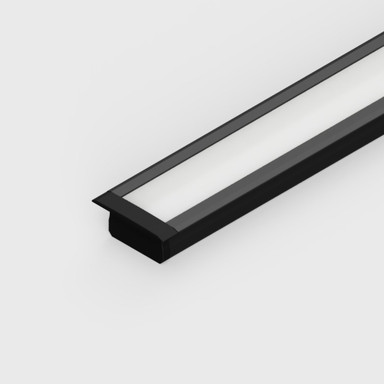 Set of 4 End Caps For Standard With Trim Aluminium Profile, Black - 2193-ENDCAP-BLK-2__17219__09679.jpg
