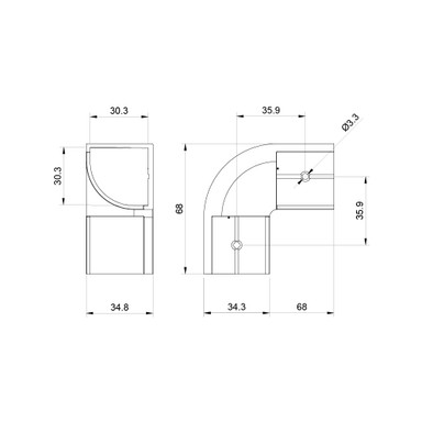 30x30mm Corner Connector - 3030-CRN__05000.jpg