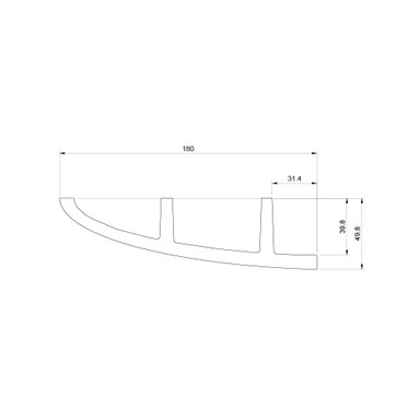 ORAC Large Arc High Density Polyurethane Curved Wall Coving - TAGC374__00219.jpg