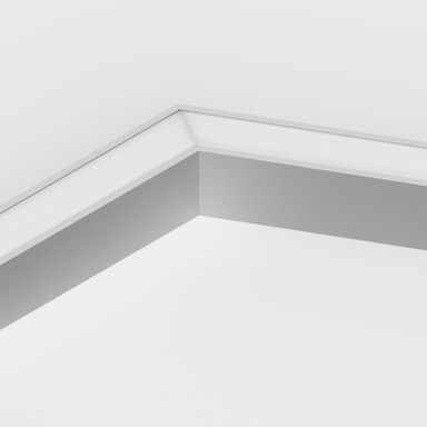 120 Degree Angled Connector for 23 x 25mm Connectable Aluminium Channel, Silver - 2325-120DEG-SIL-FR__87727__92361.jpg