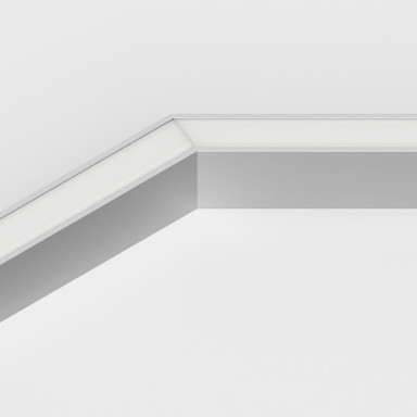 135 Degree Angled Connector for 23 x 25mm Connectable Aluminium Channel, Silver - 2325-135DEG-SIL-FR__94111__52795.jpg