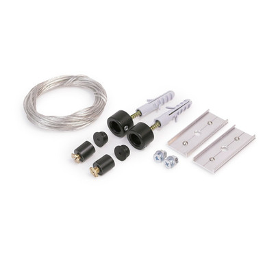 Suspension Kit for 23 x 25mm Aluminium Channel 1.5m, Black - 2325-SUS-BLK-KIT__14682__19375.jpg