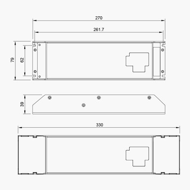 Sunricher 200W Constant Voltage Driver with built in 4 Channel DMX decoder, 24V - SRPC-2108-24-200CVF__95236.jpg