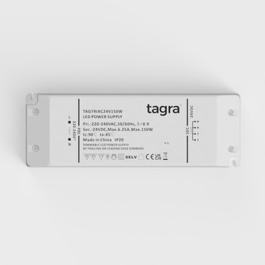 Tagra Professional 24V TRIAC Dimmable Constant Voltage LED Driver 150W - TAGTRIAC24V150W_LED_Driver_2__69811.jpg