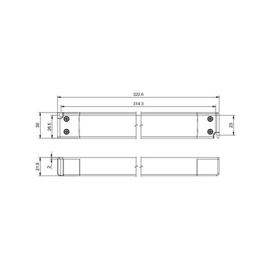 Tagra Super Slimline Linear Professional 24V Constant Voltage LED Driver 200W - TAGTHIN24V200W__50736.jpg