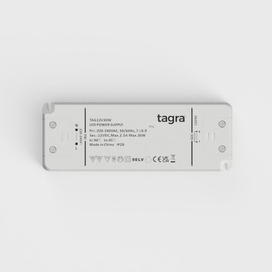 Tagra Professional 12V Constant Voltage LED Driver 30W - TAG12V30W_LED_Driver_2__80500.jpg