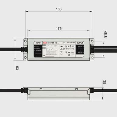 Mean Well ELG Series 48V DALI Dimmable LED Driver 96W, IP67 - ELG-100_Dims__27311__27671__66159.jpg