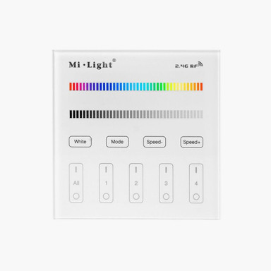 Mi-Light 4 Zone Mains Powered Controller and Receiver Bundle For 12-24V DC RGBW LED Tapes - BUNDLE-4ZCONRECRGBW_Remote__46510.jpg