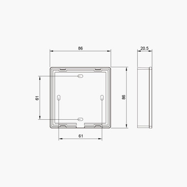Battery Powered CCT Wall Plate White + 5-in-1 Receiver Bundle - 4 Zone - PSCONN-BPWALL__40984.jpg