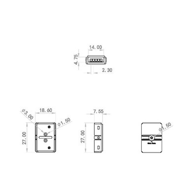 Solderless IP Tape To Tape Snap Connectors for 14mm 5 Core RGBW LED Tapes - CB-IP14MM-5BRIDGE__32593__97881__54498.jpg