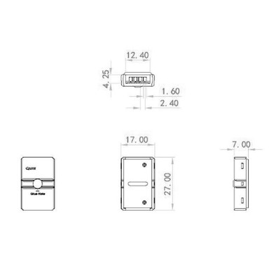 Solderless IP Tape To Tape Snap Connectors for 12mm 4 Core RGB LED Tapes - CB-IP12MM-4BRIDGE__04063__46812__08850.jpg