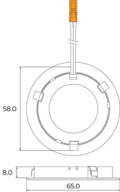Syndeo Plug and Play White Recessed Spot Light, 1.5w, 3000K Warm White, 12V - RECESSED4x__17360__35636__28737.jpg