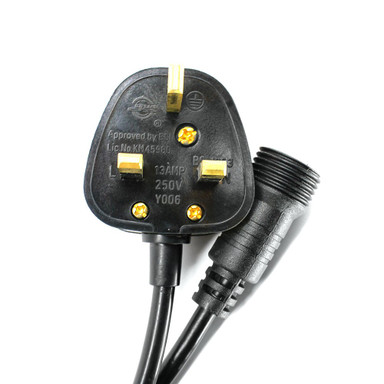 Core Connectable Festoon String 15m, 20 Shaded E27 Fixtures, 750mm Spacing, Black, IP44 - FEST-EX3_v2__10859__53714__56339.jpg