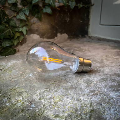 5 Metre Alternate Drop Connectable Pendant Festoon String with 10 GLS Clear Filament Warm White Lamps and Power Cable5