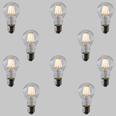 Pack of 10 GLS LED Filament Lamps - B22 - 800lm - 2700K  - Easy Dim - TL-GLS-8D_E27_ON_X_10__02161__79655__71348.jpg