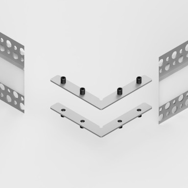 Outer Corner Connector With Semi-Clear Diffuser For 61.5 x 14mm Profile - 6114-OVCC-3__27997__84042.jpg