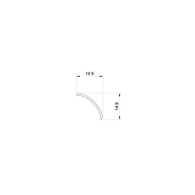 Diffuser For Small Corner 16 x 16mm Aluminium Channel - DIF-SCRN__61791.jpg