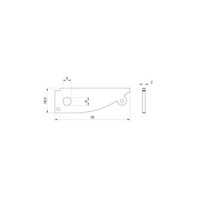 Pack of 4 End Caps For Plaster In Wall Washer LED Aluminium Profile 18mm x 96mm - 1896-ENDCAP__14466.jpg
