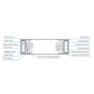 Smart 5-in-1 Wifi and 2.4GHz Wireless Controller, 6A per Channel, 12V-48V - PSCON5CH6A_WIRING__75061__44480__93129.jpg