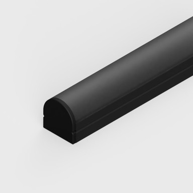 Pack of 4 Domed Black End Caps for Surface Mounted LED Aluminium Channel 20mm x 16mm - 2016-DEC-BLK-2__11825.jpg