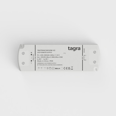 Tagra Professional 24V TRIAC Dimmable Constant Voltage LED Driver 50W V2 - TAGTRIAC24V50W-V2_LED_Driver_2__07291.jpg