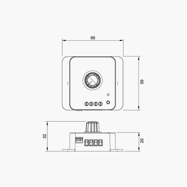Tagra | 12-48V | Rotary | 2.4GHz | LED Dimmer | Max. 8.5A | IP20 - TAG-8ADIM.jpg