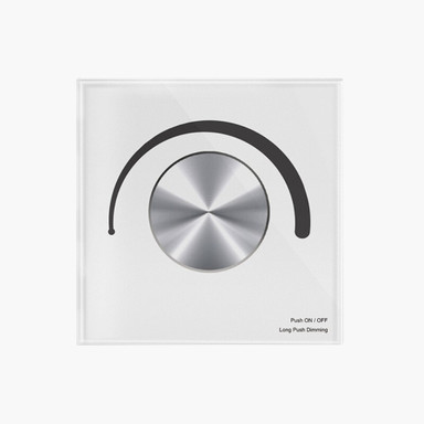 Tagra | Single Colour | Mains 100-240V | 0-10V | Rotary | LED Wall Plate - TAG-RP-1CH-0-10V-W.jpg