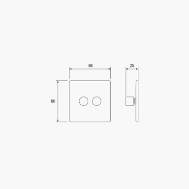 Varilight | 2-Gang | Dimmer Faceplate - 2G-WP.jpg