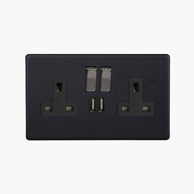 Varilight | 2-Gang | 13A | Switched Socket with USB-A x2 - XDY5U2SBS.MB.jpg