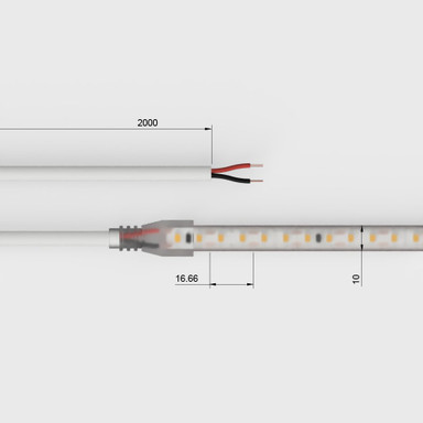 Cut to Size | IP65 | 24V | Professional | LED Strip Light | 120 LEDs p/m | 10.6W p/m | Single Colour - CTO-PS24-120-IP_DIMS.jpg