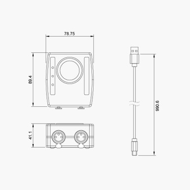 Nicolaudie | USB-C 5V | DMX512 & RDM | WiFi | LED Controller | 512 Channels | IP20 - SLESA-U10.jpg