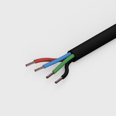 Tagra | 4 Core | Silicone | LED Cable | 0.5mm² - SILCBL-4C-BLACK.jpg