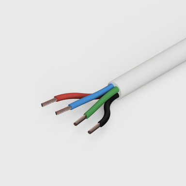 Tagra | 4 Core | Silicone | LED Cable | 0.5mm² - SILCBL-4C-WHITE.jpg